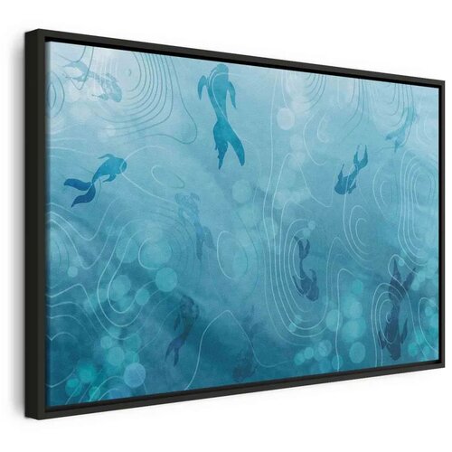  Slika - Japanese pond 60x40 U crnom drvenom okviru Cijene