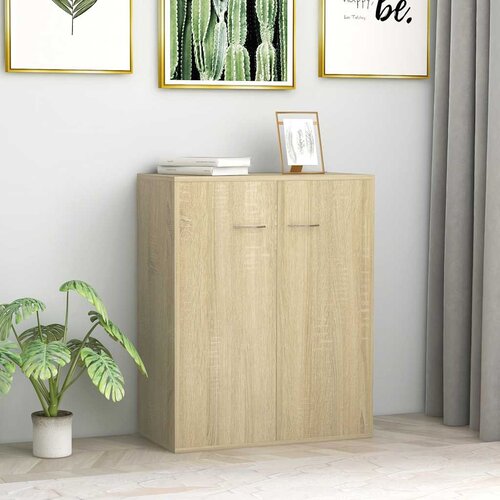  Komoda boja hrasta sonome 60 x 30 x 75 cm od konstruiranog drva Cene