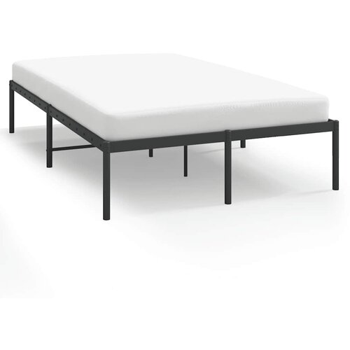 Maison Chic Kovinski Posteljni Okvir - Dvoposteljna postelja črn 135x190 cm, (22081758) Cene