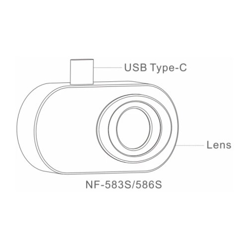 Noyafa TERMALNA KAMERA, NF-583S USB C Cene
