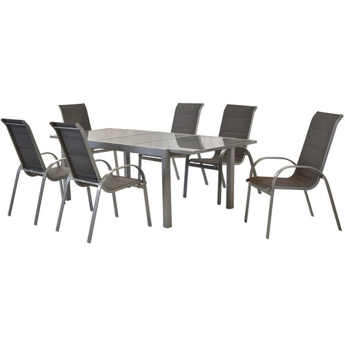 Gardenson Vrtni Set Amalfi, 7-Delno, Aluminij Cene