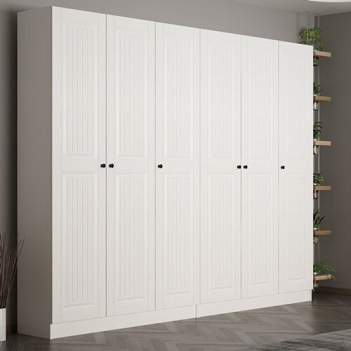Woody Fashion Ormar Noah-8247, 270x210x35 cm, Bijeli Cene