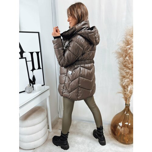 DStreet Women's quilted winter coat BLOOM mocha Slike