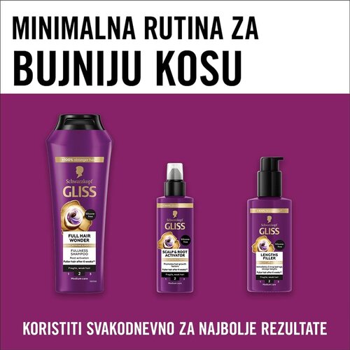 GLISS KUR Gliss Full Hair Wonder serum za aktivacijo lasnih korenin 100 ml Slike