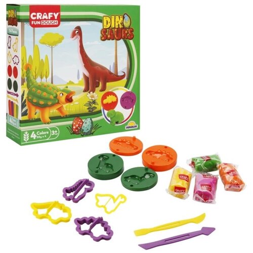 Sunman PLASTELIN SET DINOSAURUSI Cene