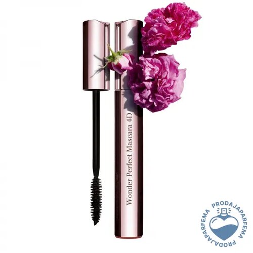 Clarins Wonder Perfect Mascara 4D (N&amp;deg;1 Perfect Black) 8ml Slike