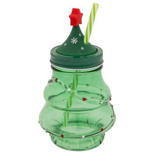 Feeric Novogodišnja tegla u obliku jelke sa slamčicom (208690) Cene