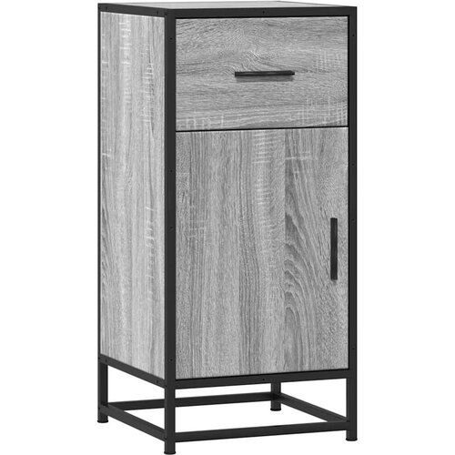 Maison Chic Komoda - Predalnik siva sonoma 35,5x35x76 cm inženirski les in kovina, (21720072) Cene