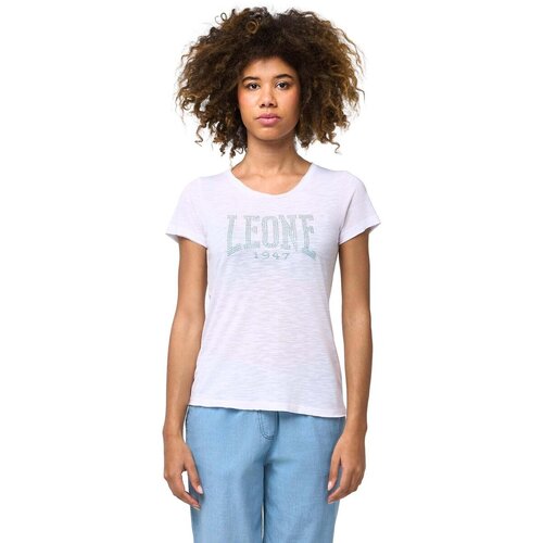 Leone 1947 Majice s kratkimi rokavi Woman T-Shirt Short Sleeves Bright Bela Cene