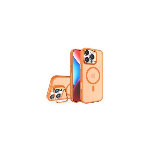  futrola matt magsafe 2in1 za iphone 16 (6.1) narandzasta Cene