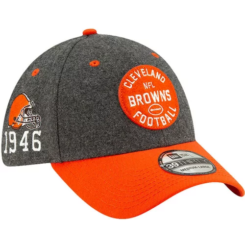New Era Cleveland Browns 39THIRTY 2019 NFL Official Sideline Home 1946s kapa