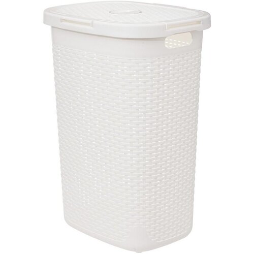 XXXL FIVE KOŠARA ZA RUBLJE S POKLOPCEM, 60L PP BIJELA Cene
