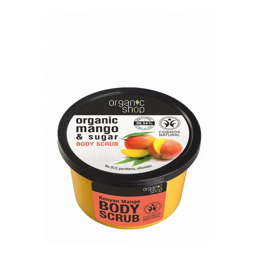 Organic Shop piling - Body Scrub Kenyan Mango (250 ml)