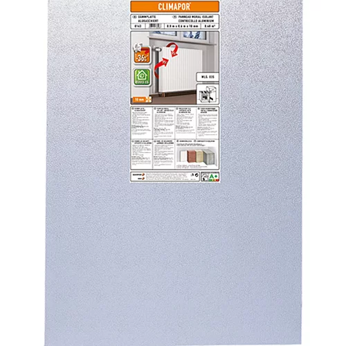 CLIMAPOR izolacijska plošča climapor pur (prekrita z: aluminijem, zadošča za: 0,48 m², višina: 10 mm)