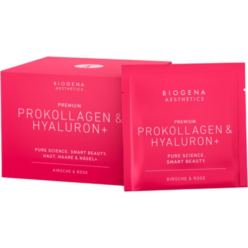 BIOGENA AESTHETICS Premium ProKollagen &amp;amp; Hyaluron+ - 15 x 7,9 g Slike