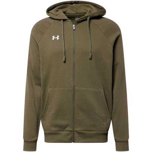 Under Armour Sportski gornji dio trenirke 'Rival' kaki / bijela Cene