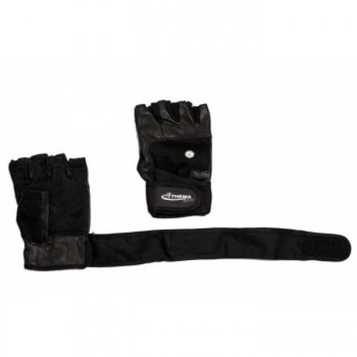Thema Sport Fitnes rukavice sa steznikom BI-576, Crne Slike