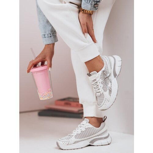 DStreet Sneakersy damskie DYNAMICA srebrne Cene
