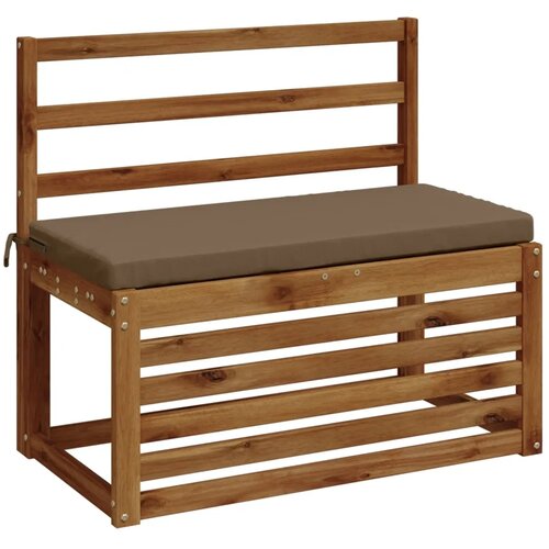  Jastučić za klupu SOEST 100% poliester Sivosmeđa 60 x 40 x 5 cm - Sivosmeđa 60 x 40 x 5 cm Melange Slike