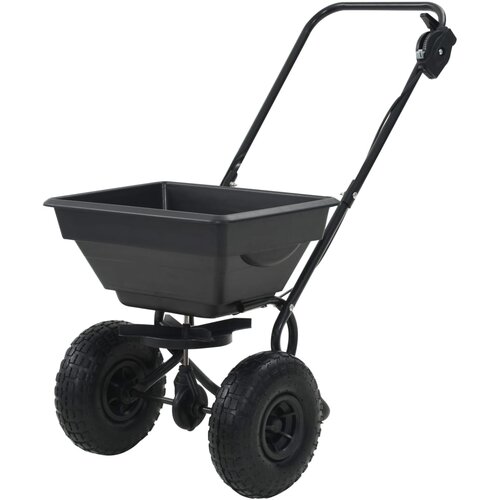vidaXL Ročni posipalec soli PVC in jeklo 92x46x70 cm 15 L Cene