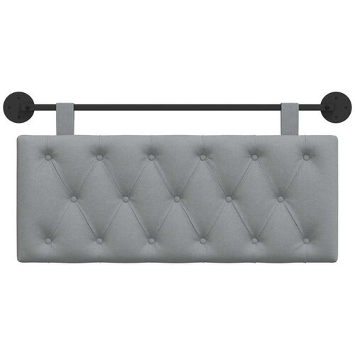  Držeće uzglavlje Zidne Svijetlo siva 110 x 55 x 7 cm tkanina - Svjetlosiva 100 cm bez LED Slike