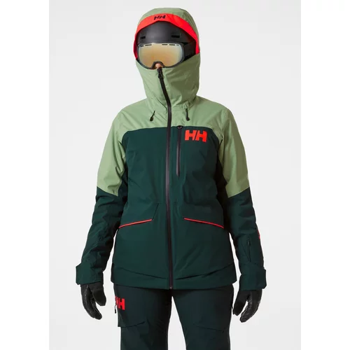 Helly Hansen POWCHASER LIFALOFT JACKET W Ženska jakna za skijanje, zelena, veličina