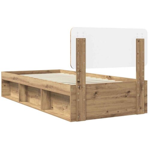  Okvir za krevet Umjetnička hrastovina 75 x 190 cm Slike