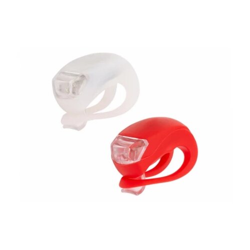 SIBESAIL Treptač silicone prednji + zadnji sa dve super svetle diode Slike