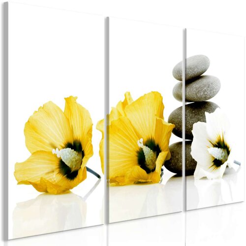  Slika - Calm Mallow (3 Parts) Yellow 90x60 Slike