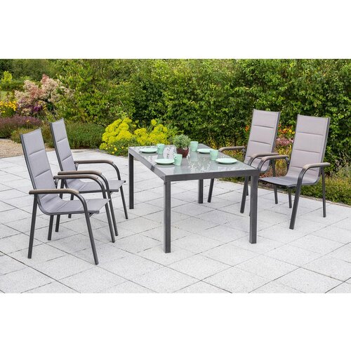 Gardenson Vrtni Stol Trivero, Rjava, Grafit Slike