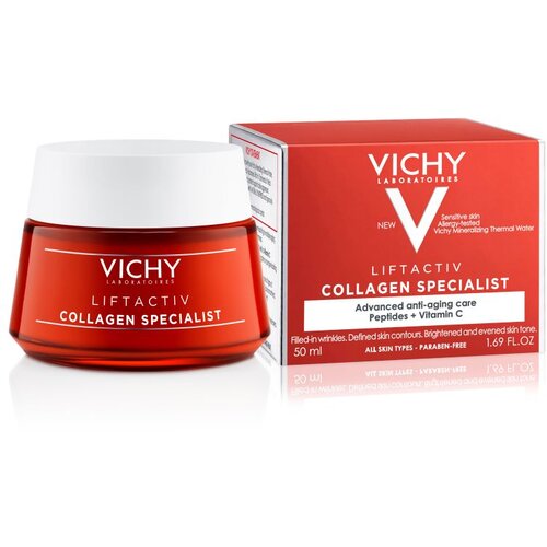 Vichy Liftactiv Collagen Specialist obnovitvena krema proti gubam 50 ml za ženske Slike