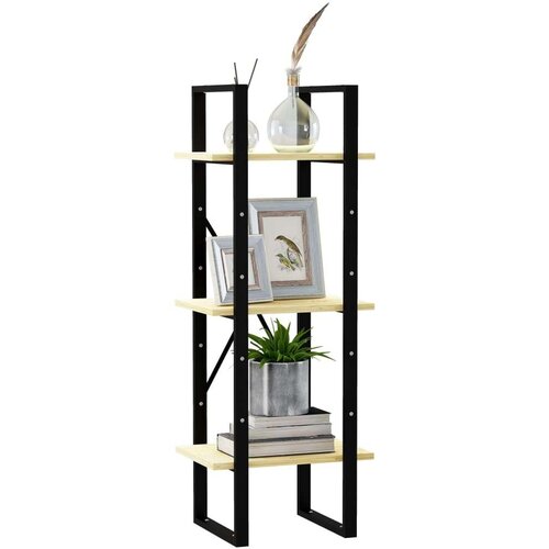 VidaXL Knjižna omara 3-nadstropna 40x30x105 cm trdna borovina Slike