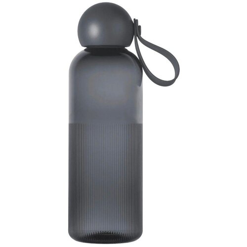 Sagaform Tamno siva boca za vodu za put od reciklirane plastike 650 ml Ture &amp;ndash; Slike