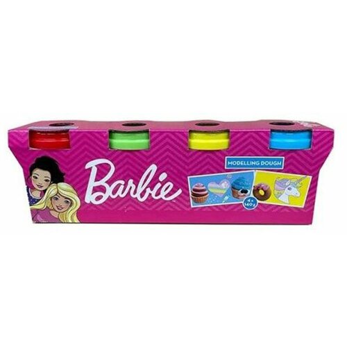 Mattel Plastelin Barbie 4x140g 601468 Slike