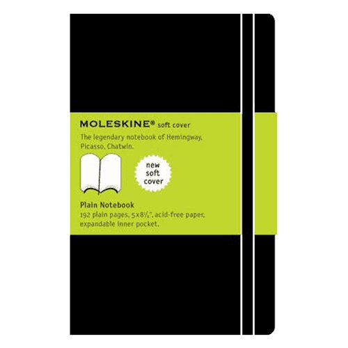 Moleskine Beležnica L/A5, prazna, mehka vezava, črna, (21654798) Cene