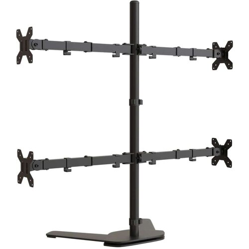  Nosač za monitor crni čelični VESA 75/100 mm Slike