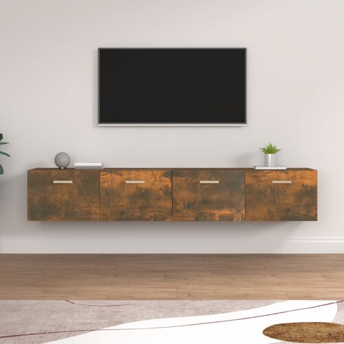  Zidni ormarići 2 kom boja hrasta 100x36,5x35 cm drveni Slike