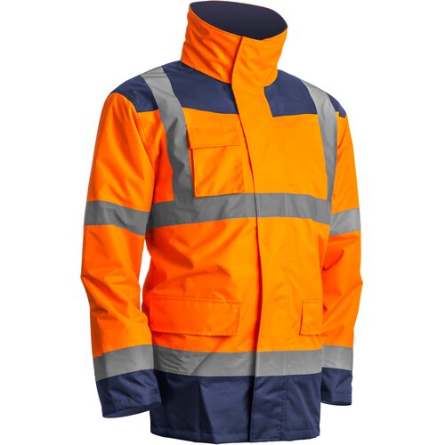 4u1 signalizirajuća za&amp;scaron;titna Hi-viz parka KANATA narančasto-plava Slike