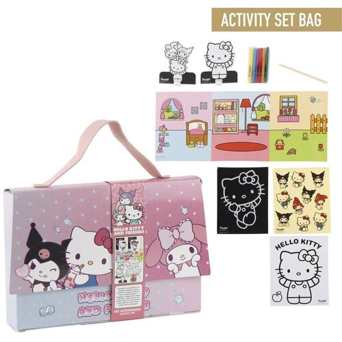 Hello Kitty Papirnata torbica za bojanje and Friends, 24,5 x 16 cm Slike