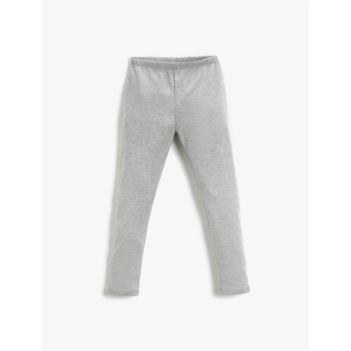 Koton Leggings - Gray - Normal Waist Slike