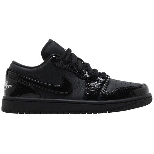 Nike Modne superge Jordan 1 Low SE Patent Elephant Black (Women&amp;#039;s) Črna Slike