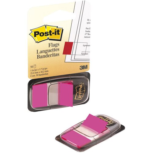  ZASTAVICA 25,4X43,2MM 50L POST-IT 3M.680-21 ROZA BLISTER Cene