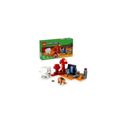 Lego igračka od cigle Minecraft The Nether Portal Ambush 8g+, šarena Cene