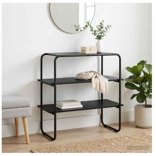 vidaXL Konzolna stolica Crni hrast 80 x 41 x 75 cm Konstruirano drvo - Crni hrast 80 x 41 x 75 cm Cijene