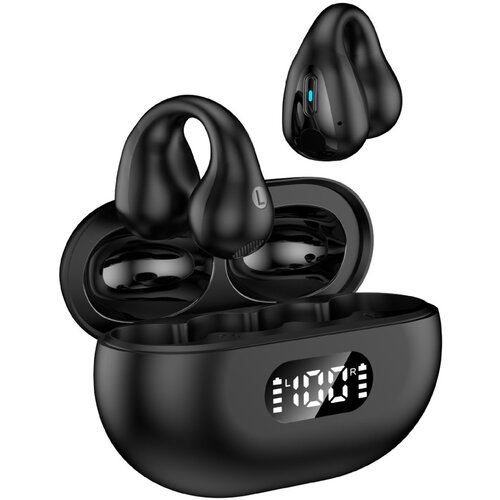 INF Slušalke za kostno prevodnost - brezžične odprte ušesne slušalke Bluetooth 5.2 Black, (21245586) Cene
