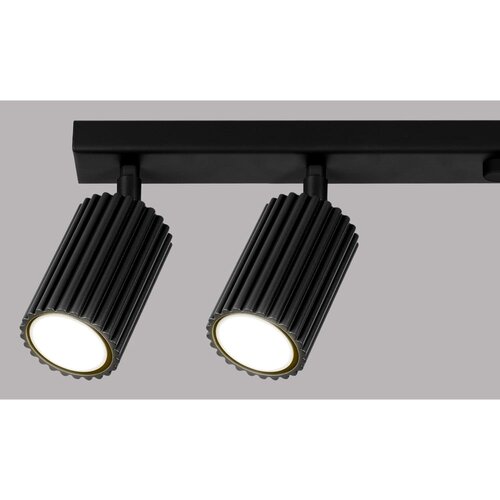Nice Lamps Črna stropna svetilka 6,5x117 cm Gleam &amp;ndash; Slike