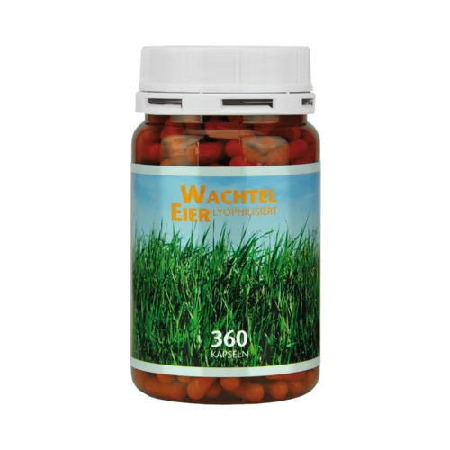 Supplementa liofilizirana prepeličja jajca, kapsule - 360 kaps.