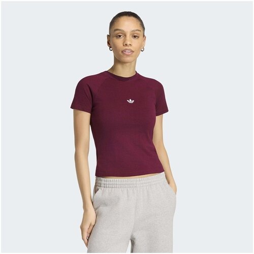Adidas Majice s kratkimi rokavi KR3593 Bordo Slike
