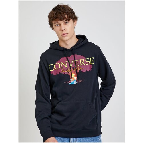 Converse Black Mens Hoodie Tree Of Life - Men Slike