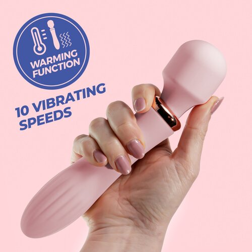 Crushious masažni vibrator - Jinx, ružičasta Slike